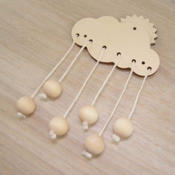 Chmurka z koralikami do tablicy manipulacyjnej