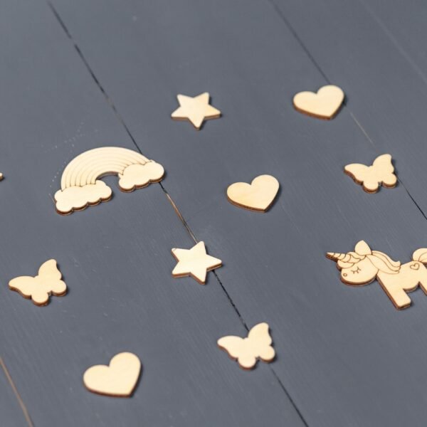 Dekoracje drewniane Jednorożec do tablicy manipulacyjnej