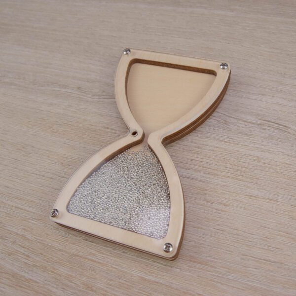 Klepsydra z piaskiem do tablicy manipulacyjnej sensorycznej