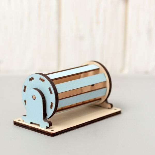 Kołowrotek niebieski do tablicy manipulacyjnej sensorycznej