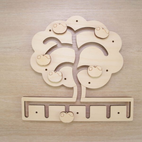 Labirynt do tablicy manipulacyjnej sensorycznej "Drzewo"