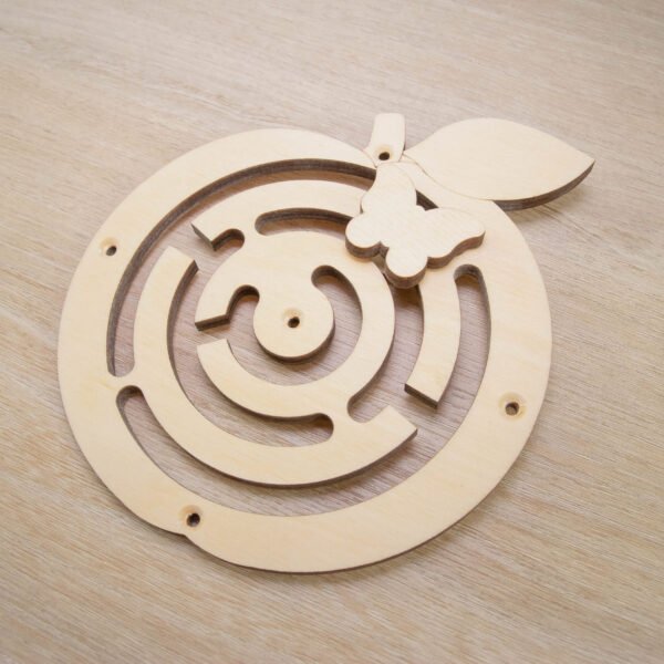 Labirynt do tablicy manipulacyjnej sensorycznej "Jabłko"