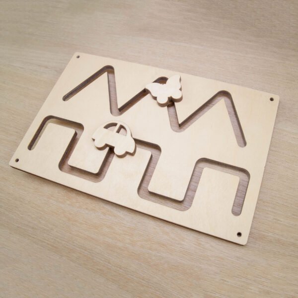 Labirynt do tablicy manipulacyjnej sensorycznej Podwójny