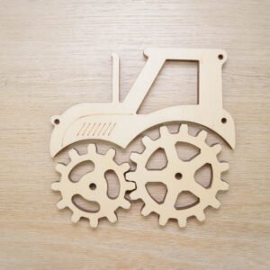 Zębatki tryby "Traktor" do tablicy manipulacyjnej sensorycznej