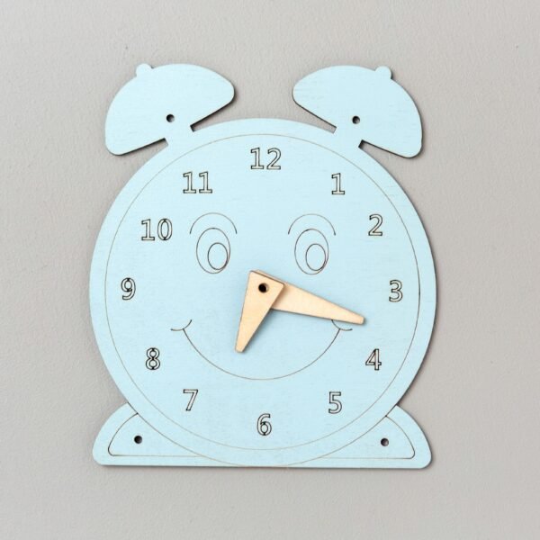 Zegar Niebieski do tablicy manipulacyjnej sensorycznej