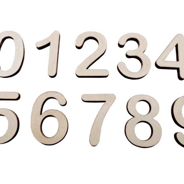 Liczby cyfry cyferki 0-9 do tablicy manipulacyjnej