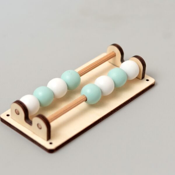 Liczydło turkusowe do tablicy manipulacyjnej sensorycznej