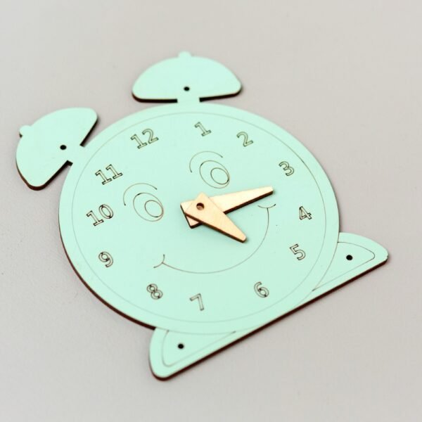 Zegar Turkusowy do tablicy manipulacyjnej sensorycznej