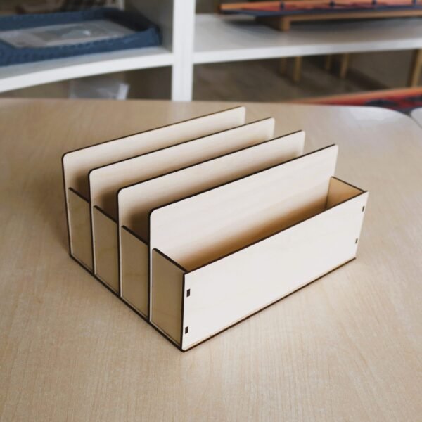 Pudełko na karty Montessori