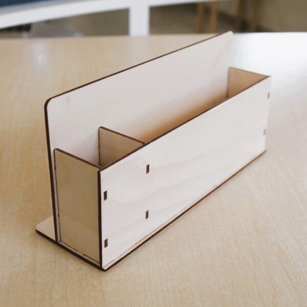 Pudełko na karty trójdzielne Montessori