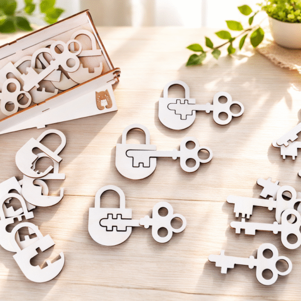 Układanka Montessori Sensoryczna - Klucze I Zamki