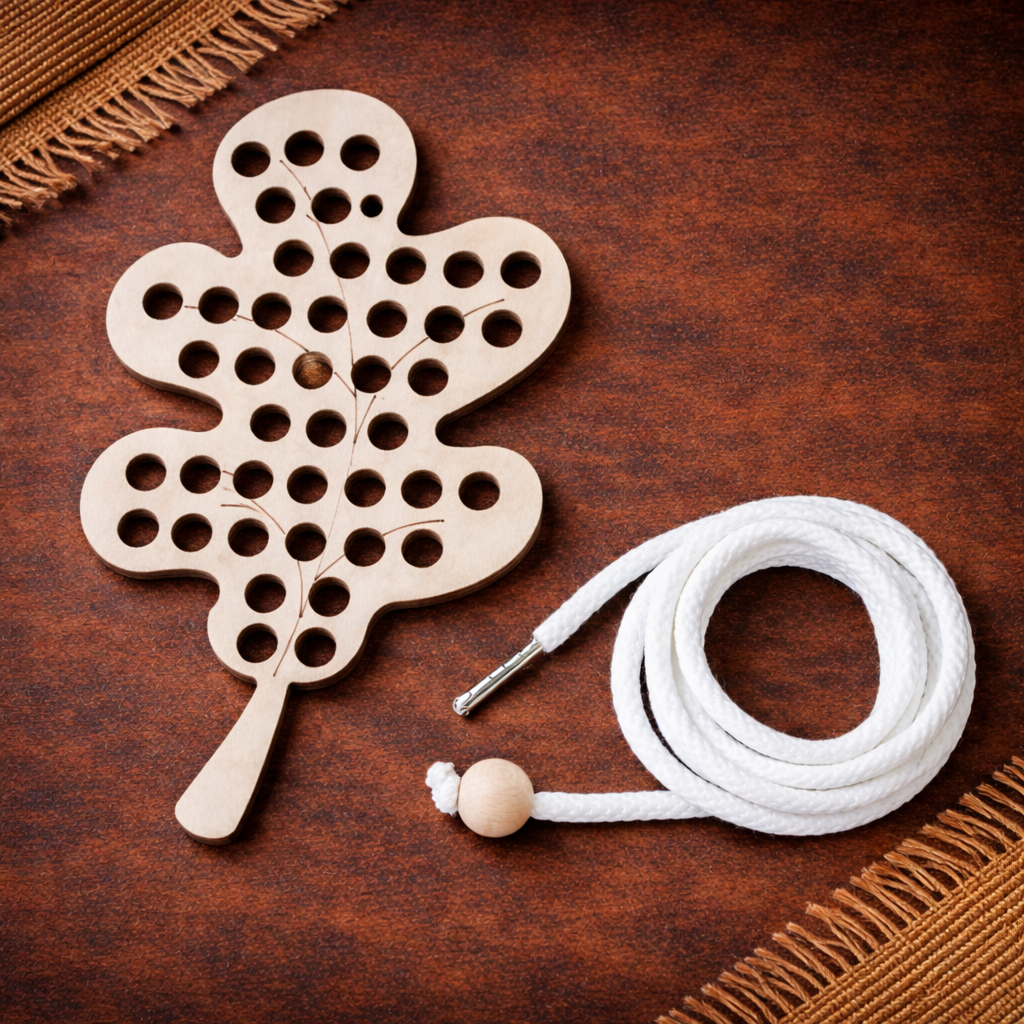 Drewniana przeplatanka Listek