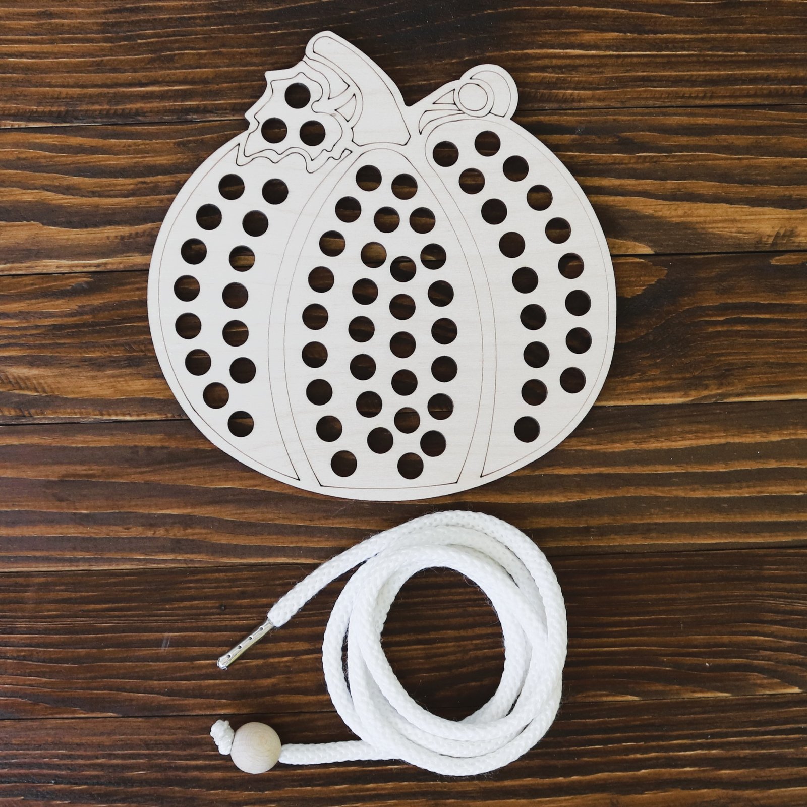 Drewniana przeplatanka Dynia