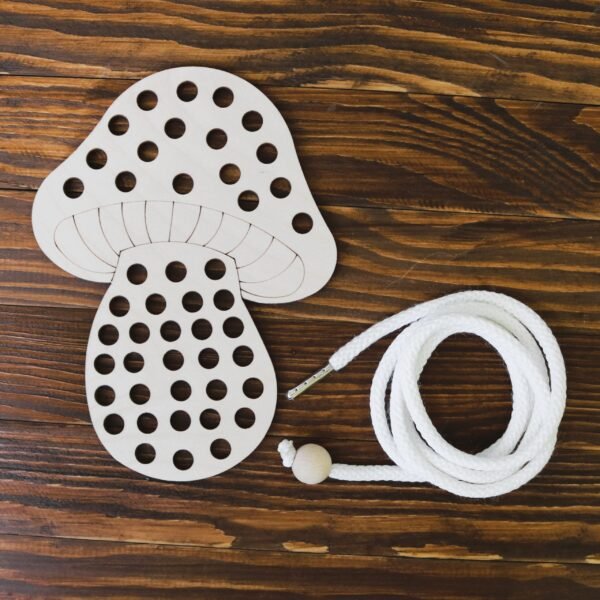 Drewniana przeplatanka Grzybek