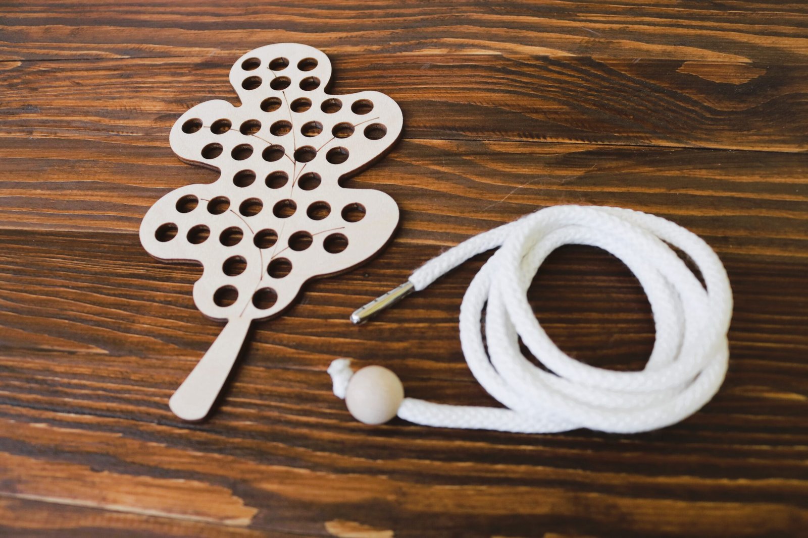 Drewniana przeplatanka Listek - obrazek 2