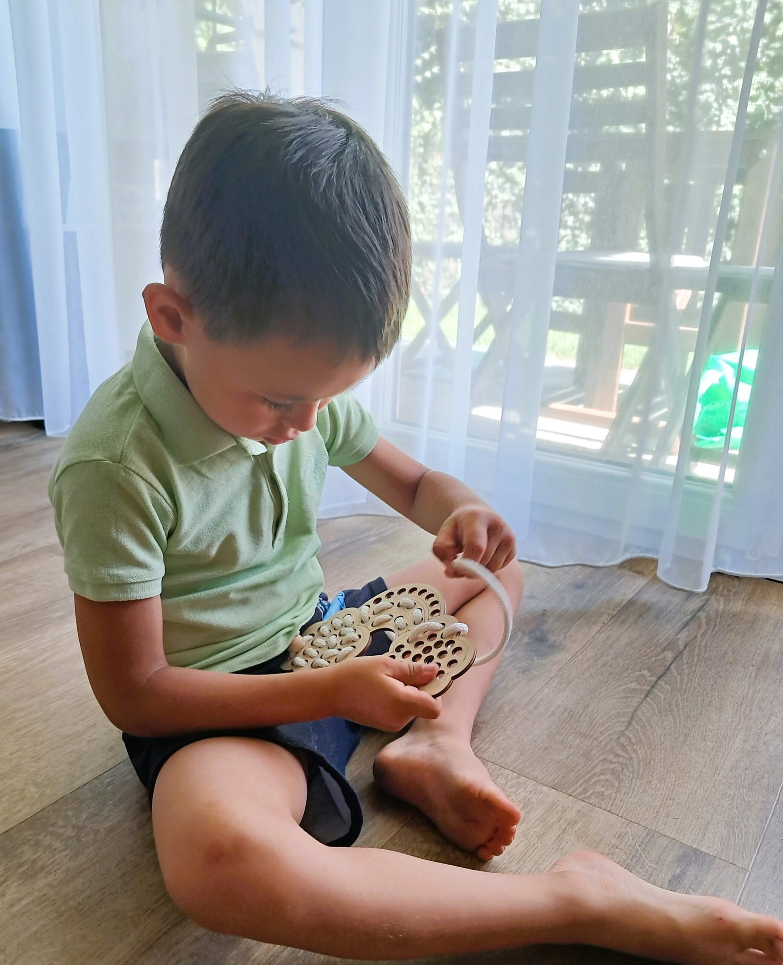 Drewniana przeplatanka Słonecznik - obrazek 4