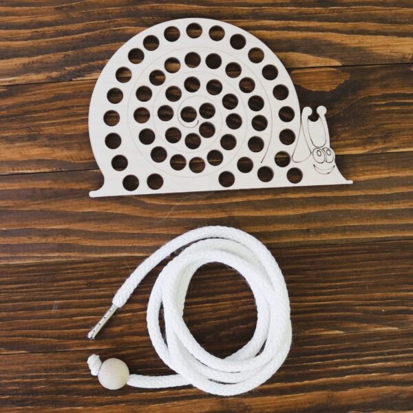 Drewniana przeplatanka Ślimak