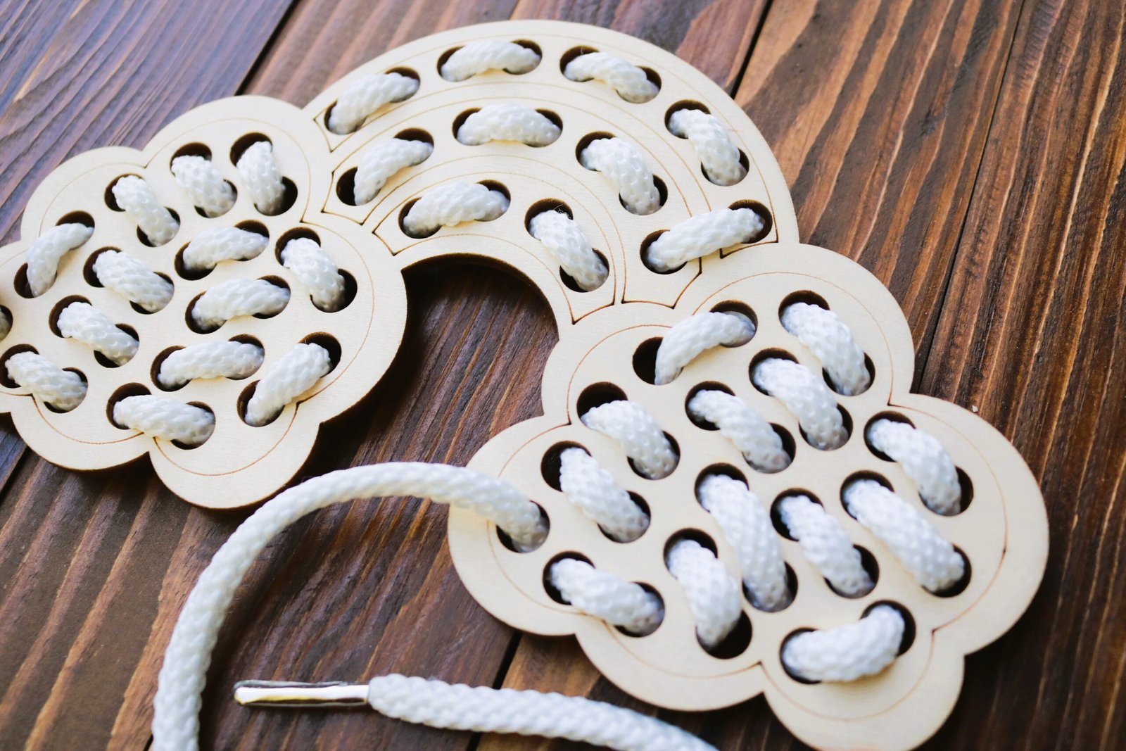 Drewniana przeplatanka Tęcza - obrazek 2