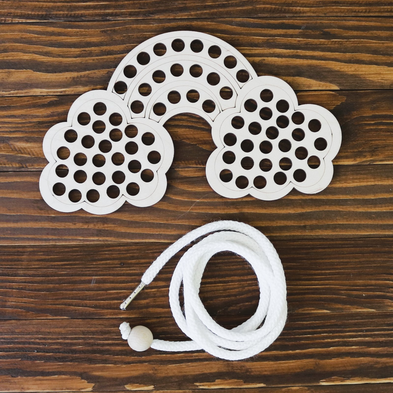 Drewniana przeplatanka Tęcza - obrazek 5