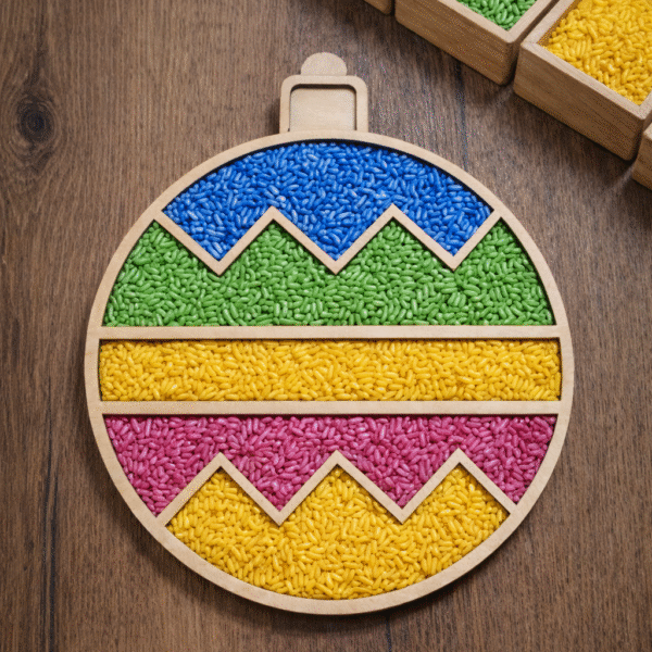 Bombka - Drewniana Wysypywanka Sensoryczna